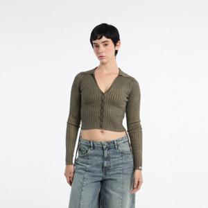 [게스(진)]여성 스트링 딥V 긴팔 스웨터 가디건(YP4S2636)