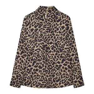 [게스(진)]여성 레오파드 긴팔 블라우스(YP4W4241)
