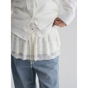 (165927AY60) [에잇세컨즈] 레이어드 미니 스커트  아이보리