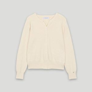 [코데즈컴바인] 트임 라운드넥 니트 가디건 (CKD-CD381WA)