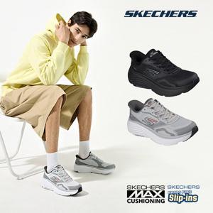 스케쳐스 26SS 최신상 남성용 맥스쿠셔닝 슬립인스 워킹화