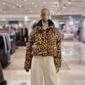 [제시뉴욕] 알렉시스앤 숏 레오파드 오리털패딩 BFW5ANEJ9460