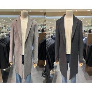 [리얼지오지아][25FW] 남성 캐시미어 블랜드 싱글 체스터 코트 5컬러 ADF4CG1901