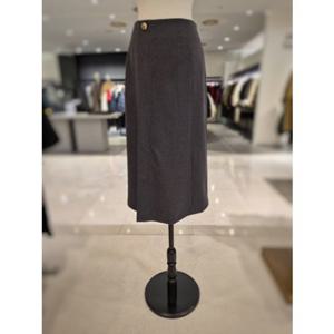 [비지트인뉴욕] 밑단 언발란스 미디 스커트 (VBBSR15)