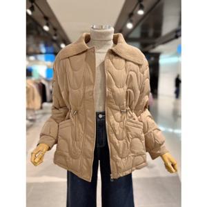 ab.fz 니트카라 퀼팅 스트링 패딩 점퍼 (ABXA1ZU02A) US