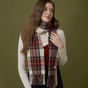 엘르 팔레트 롱 체크 머플러 SE54MP301