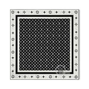 루이비통스카프(방도) 여성용 모노그램 인피니티 스퀘어 90 블랙 M79893