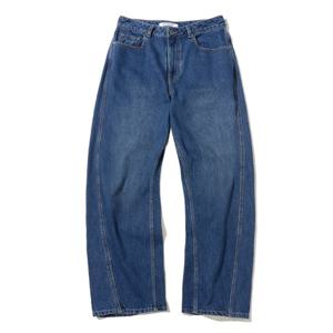 시티브리즈 워시드 커브드 와이드 데님 팬츠 BB CTH3DP19 BL