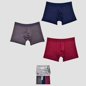 남성 입체패턴 심플 디자인 3매입 드로즈 팬티 0048uj