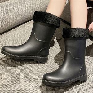 기모 여성 레인부츠 털부츠 따뜻한신발
