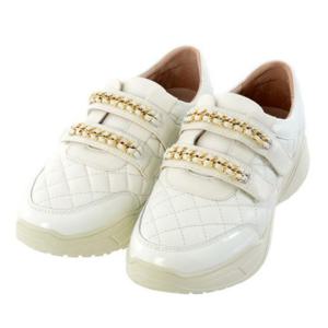 [에스콰이아]MARIO여성 벨크로 퀼팅 스니커즈 4.5CM(EQEFHZ771WH)