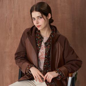 올리비아하슬러 코듀로이 루즈핏 블라우스_OHEWBL102