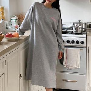 빅사이즈 502 이지백나염박스롱원피스 DBUT889