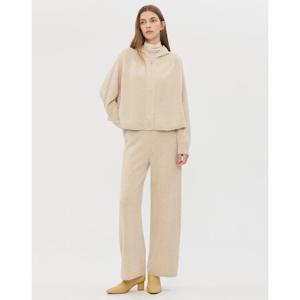 질스튜어트 뉴욕 여성 25FW 시즌오프베이지 멜란지 울혼반 밴딩팬츠 JSPA5D420I1