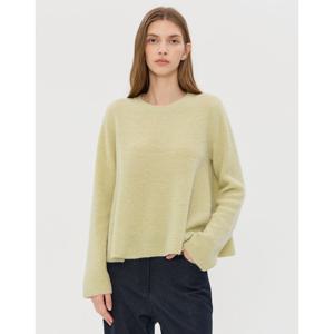 질스튜어트 뉴욕 여성 25FW 시즌오프옐로우그린 울혼방 니트 JSSW5D340L1