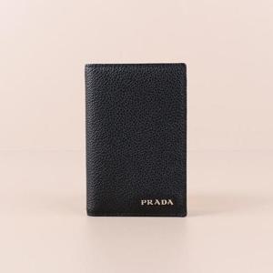 프라다 비텔로 메탈로고 플랩 카드지갑 블랙 2MC101 2CGS F0002