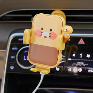 [kakao] 카카오프렌즈 차량용 오토 무선 충전 거치대 춘식이