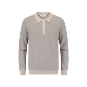 [에디션앤드지]투톤 조직 카라 스웨터 NEF4ET1626