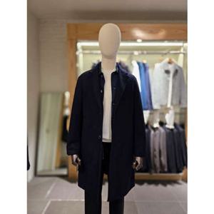 지이크 F W 핸드메이드 다크 네이비 데일리 모직 코트 SGJH-7017 NA HDCH_SG