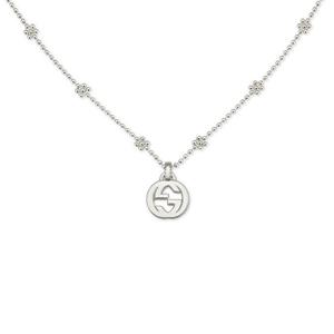 [구찌] 구찌 YBB479221001(479221 J8400 8106) 인터로킹G 실버 목걸이