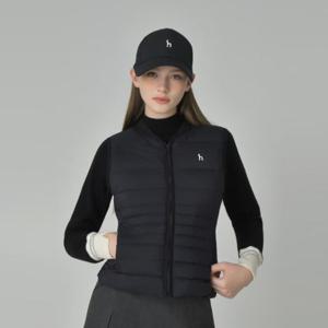 [헤지스골프][BEST]여성 에센셜 경량 다운 베스트(HWJU5D901BK)