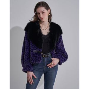 [르니앤맥코이]레오파드 빅카라 페이크 퍼자켓 MM12MJ301HJY