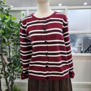 부루앤쥬디 sh06 단가라라운드넥가디건 RD BBRLCD406B