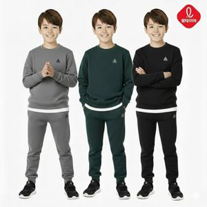 [블랙야크키즈]피버기모 맨투맨/바지세트 1BKSEWU004MA