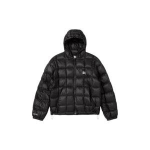 Stussy스투시 미드웨이트 후드 푸퍼 블랙 115856