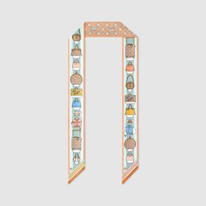 루이비통 스카프 아니에르 페이퍼 하우스 BB 방도 모노그램 M94908