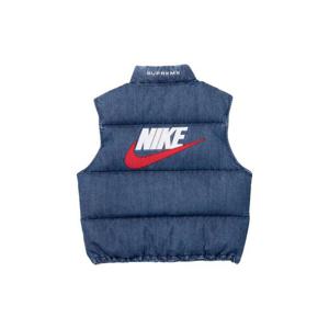 Supreme슈프림 x 나이키 데님 퍼퍼 베스트 인디고   24SS FQ0323-451