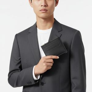 마르니 PFMO0112U0 P6948 00N99 트렁카루 카프스킨 지퍼 지갑