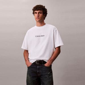 [캘빈클라인 진]남성 릴렉스드 핏 스탠다드 로고 크루넥 티(40HM228-YAF)