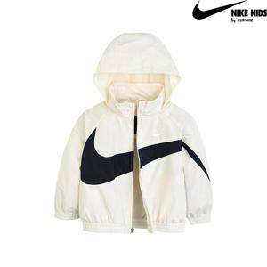 [나이키키즈(플레이키즈)]나이키 빅 스우시 자켓 아이보리 1-7세 A253JK133P