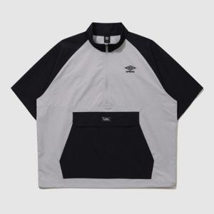 엄브로반팔티 VQA UQ321CWT71-LGR 썬샤워 스탠넥 반팔 아노락 Light grey