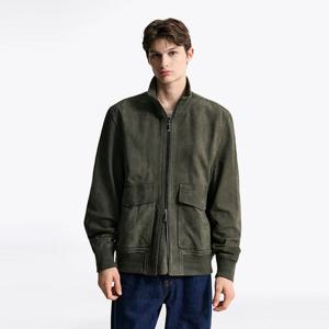 [공식][타미힐피거] 레더 집업 재킷 (T12F7LOT540MT1MSZ)