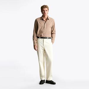 [공식][타미힐피거] 플렉스 플란넬 솔리드 셔츠 (T12F7WSH160MT1AFE)