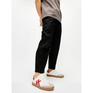 [핏플랍][삼성물산공식] 남성 DASH 레더 스니커즈  어반 화이트/파머그래닛 레드 (FT61K1N026)