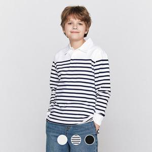 [지오다노주니어] 03016501 코튼 피케 긴팔티