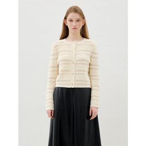 (올리브데올리브)OK6SD1740 단작 배색 나비사 가디건