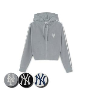 MLB 여성 바시티 테잎 후드 집업 가디건 (3FKCV0261)