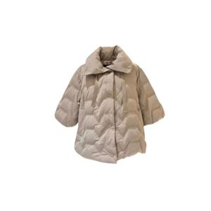 [꼼빠니아]하이넥 퀼팅 숏 덕다운 패딩 점퍼 CAFW0-WIH010