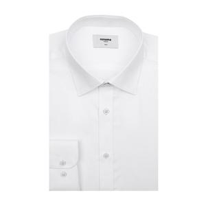 (RQSSL012124WH) 레노마슬림핏)소프트 스트라이프 도비 흰색긴팔와이셔츠