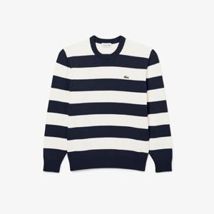 [라코스테공식] 남성 볼드 스트라이프 긴팔 크루넥 스웨터 AH0608-56G HHW