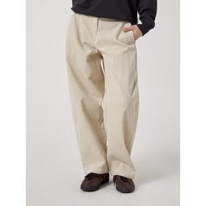 [후아유] 여성 Corduroy Curved Pants (F) WHTAF4T92F