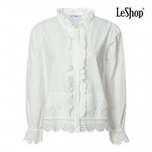 [르샵] 프릴 라인 레이스 펀칭 블라우스 (BQ2BL009A)
