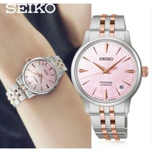 [세이코알바]세이코 프레사지 칵테일 타임 SRPM06J1 벚꽃 리미티드 에디션 오토매틱 여성