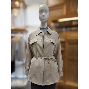 [플라스틱아일랜드]MARIO플라스틱아일랜드 벨티드셔츠형재킷 PS1WJ731