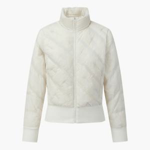 데상트골프패딩 VQA DQ42WFDJO4-IVYG 여성 스윙 튜브다운 점퍼 / Ivory