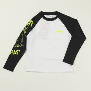 [지프키즈]배색 나글란 래쉬가드 티셔츠  KP2RGU102